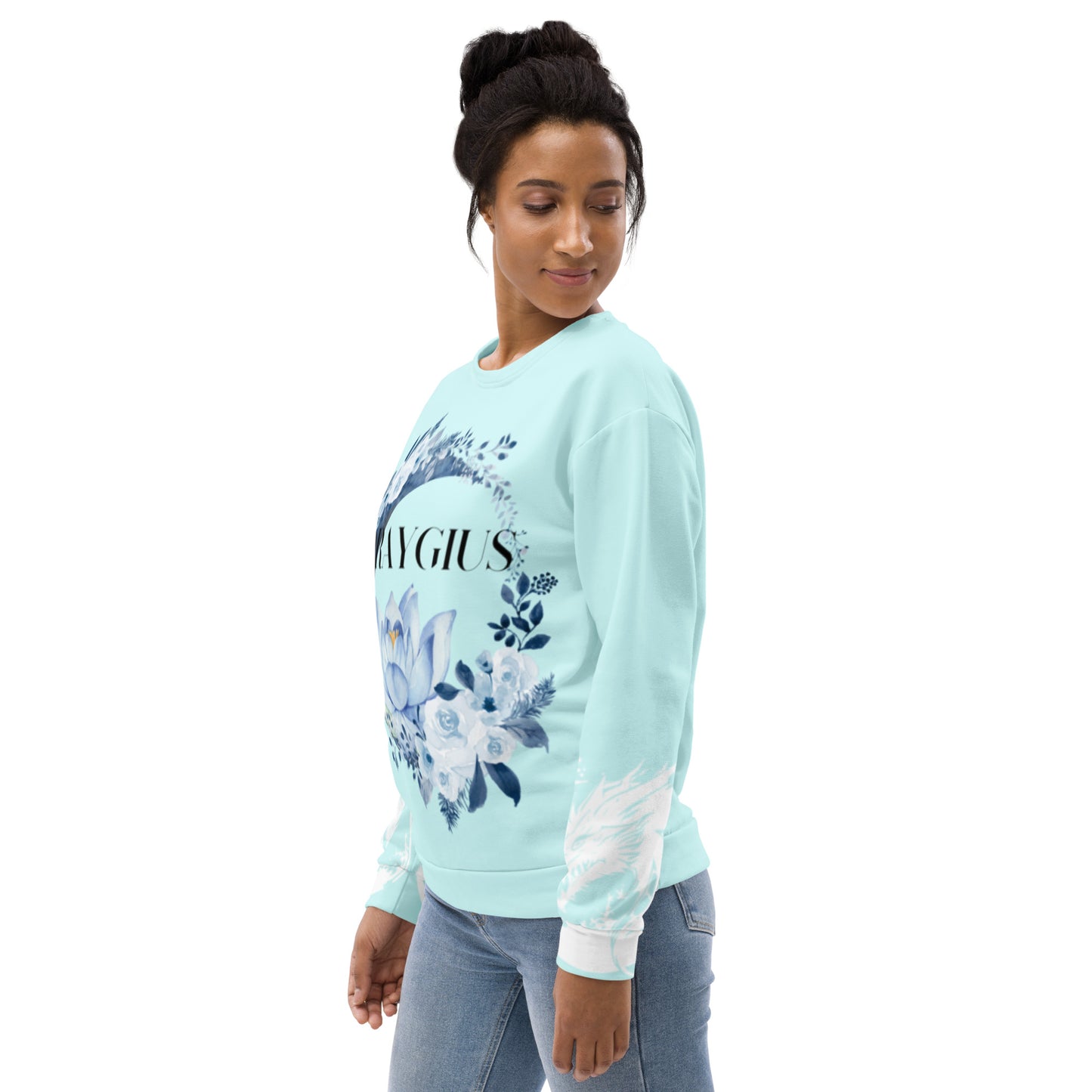 Aqua Flora Sweatshirt