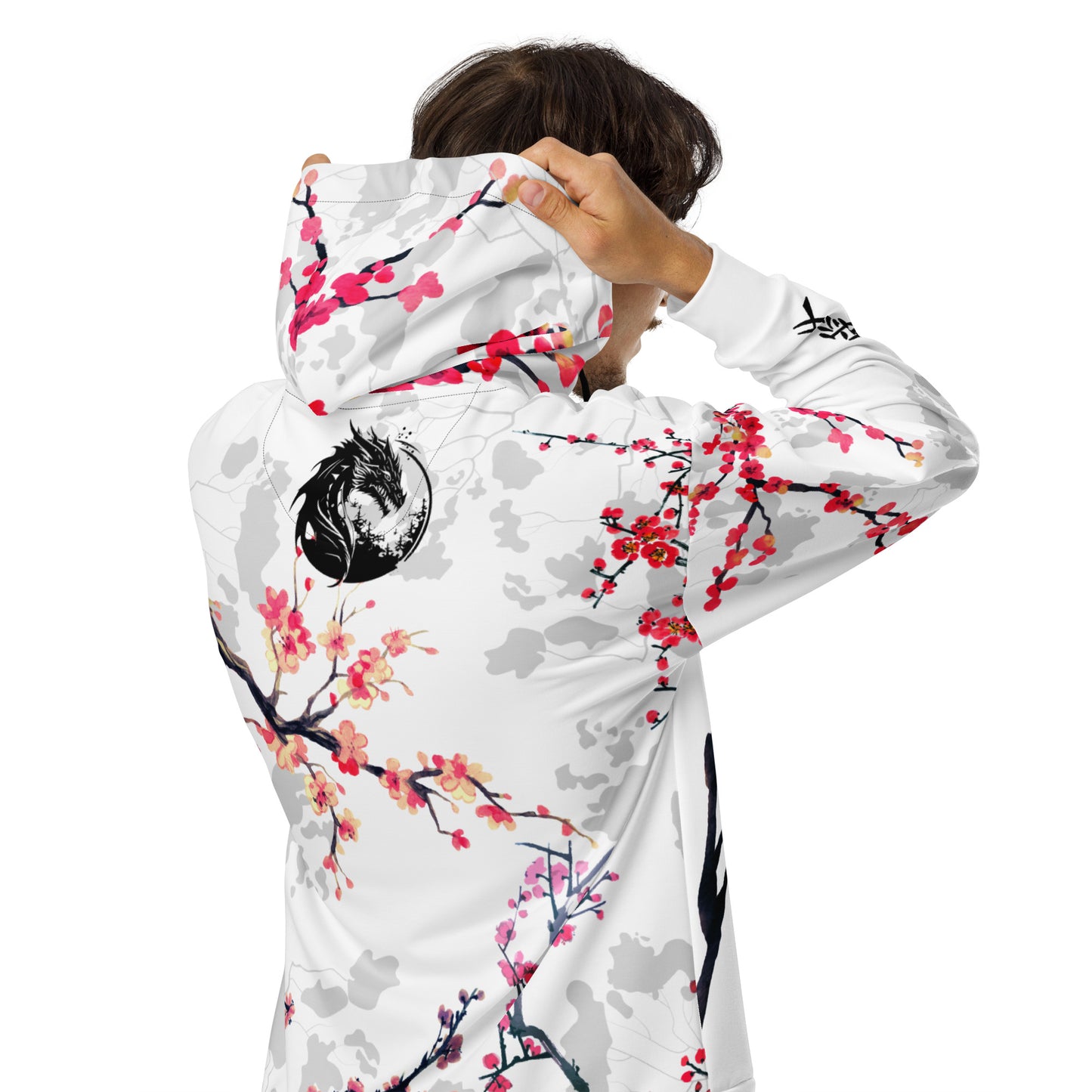 Sakura zip hoodie