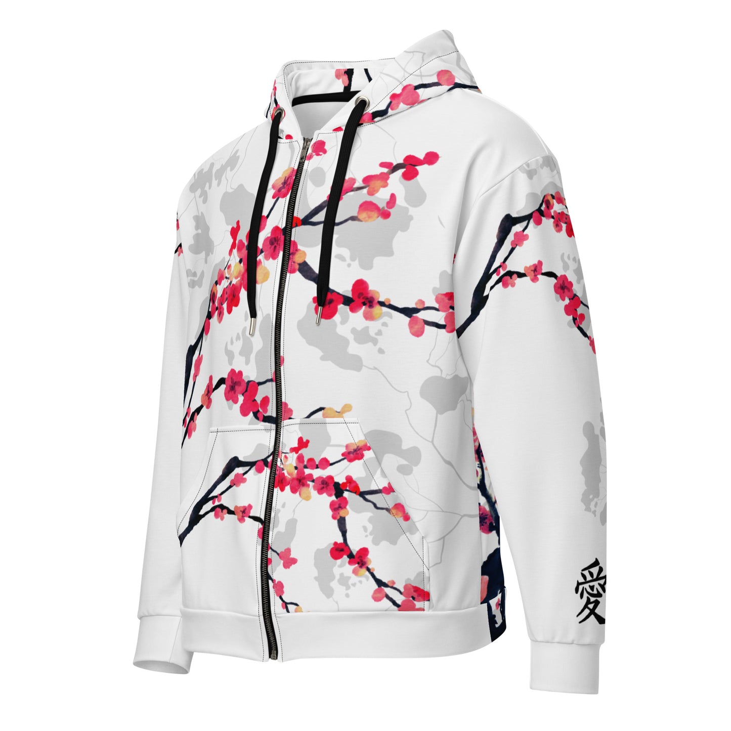 Sakura zip hoodie