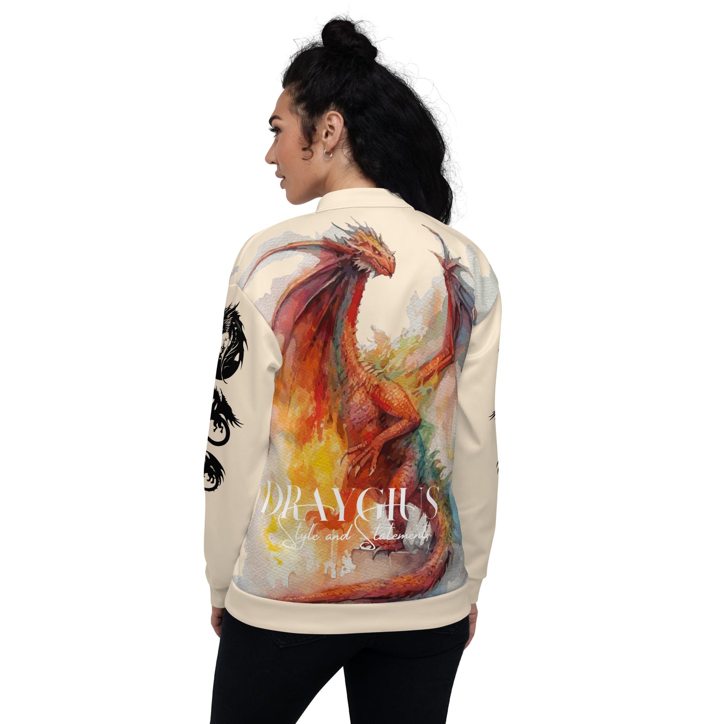 Fire Dragon Bomber Jacket