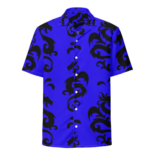 Blue Dragon button shirt