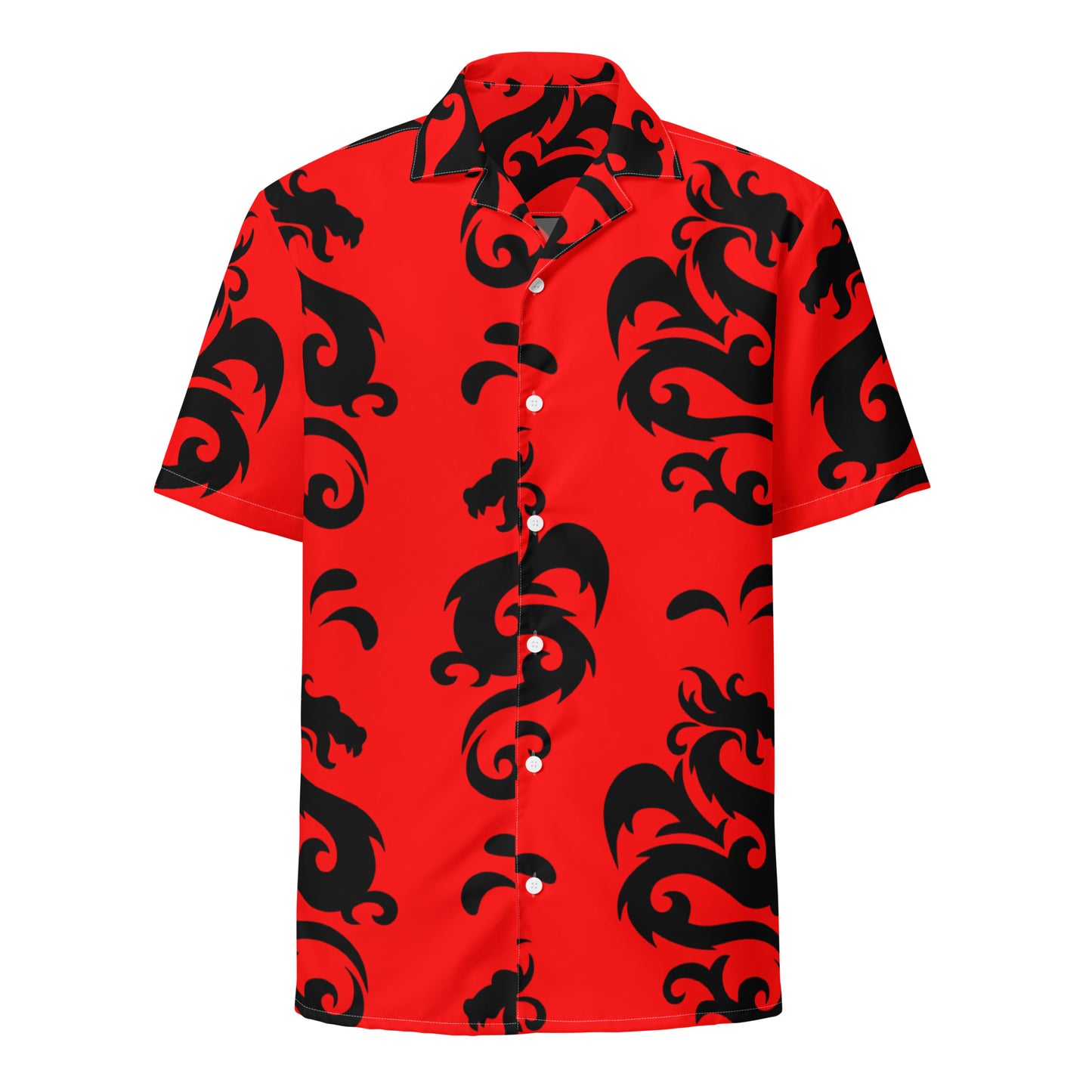 Red Dragon button shirt