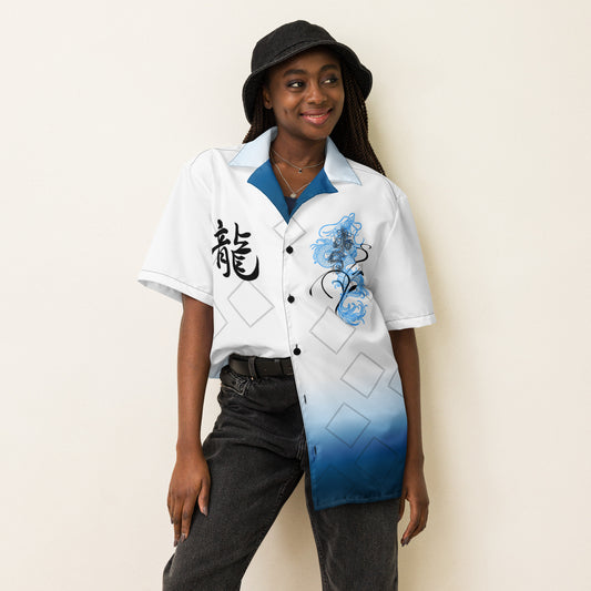 Azure Dragon button shirt