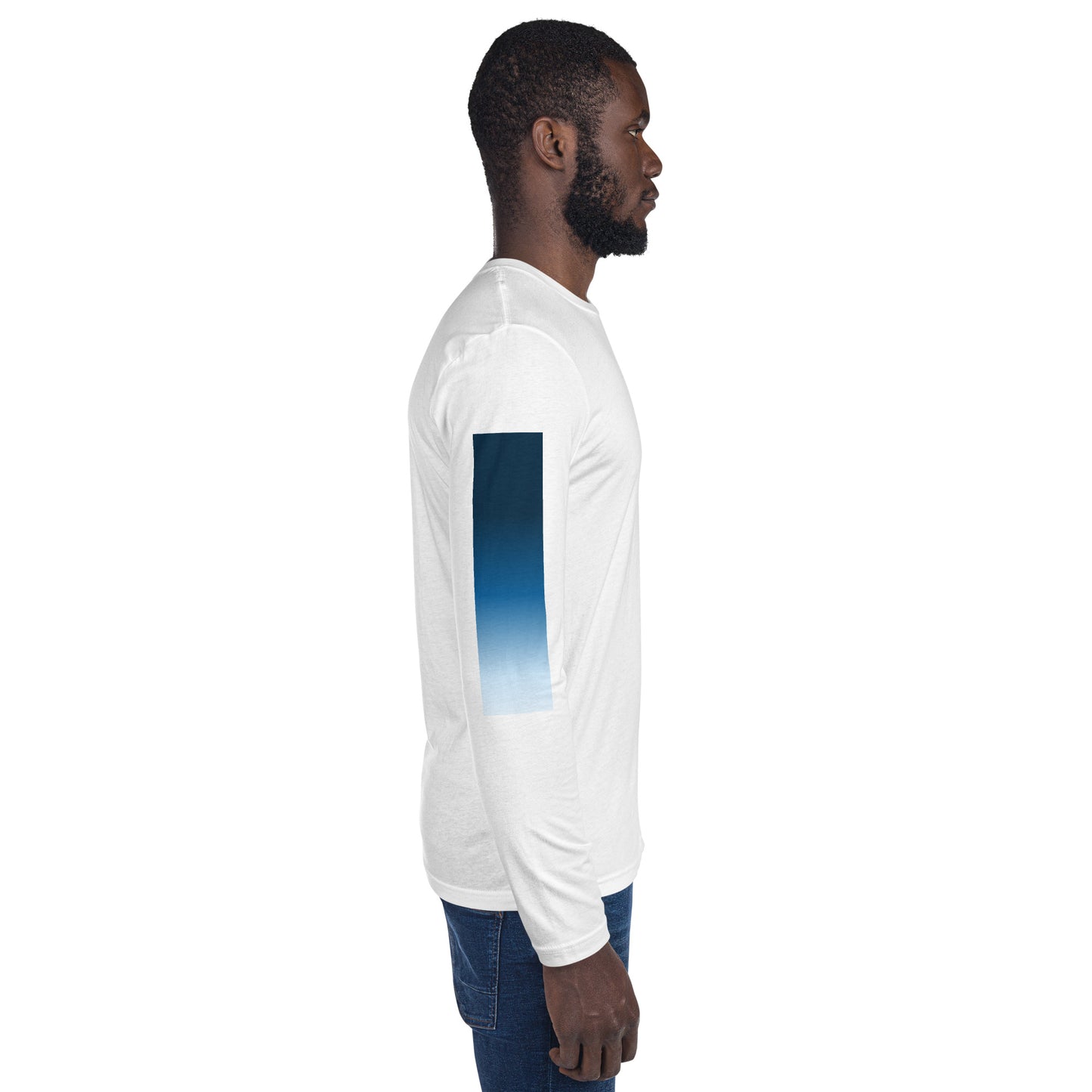 Azure Dragon Long Sleeve Fitted Shirt