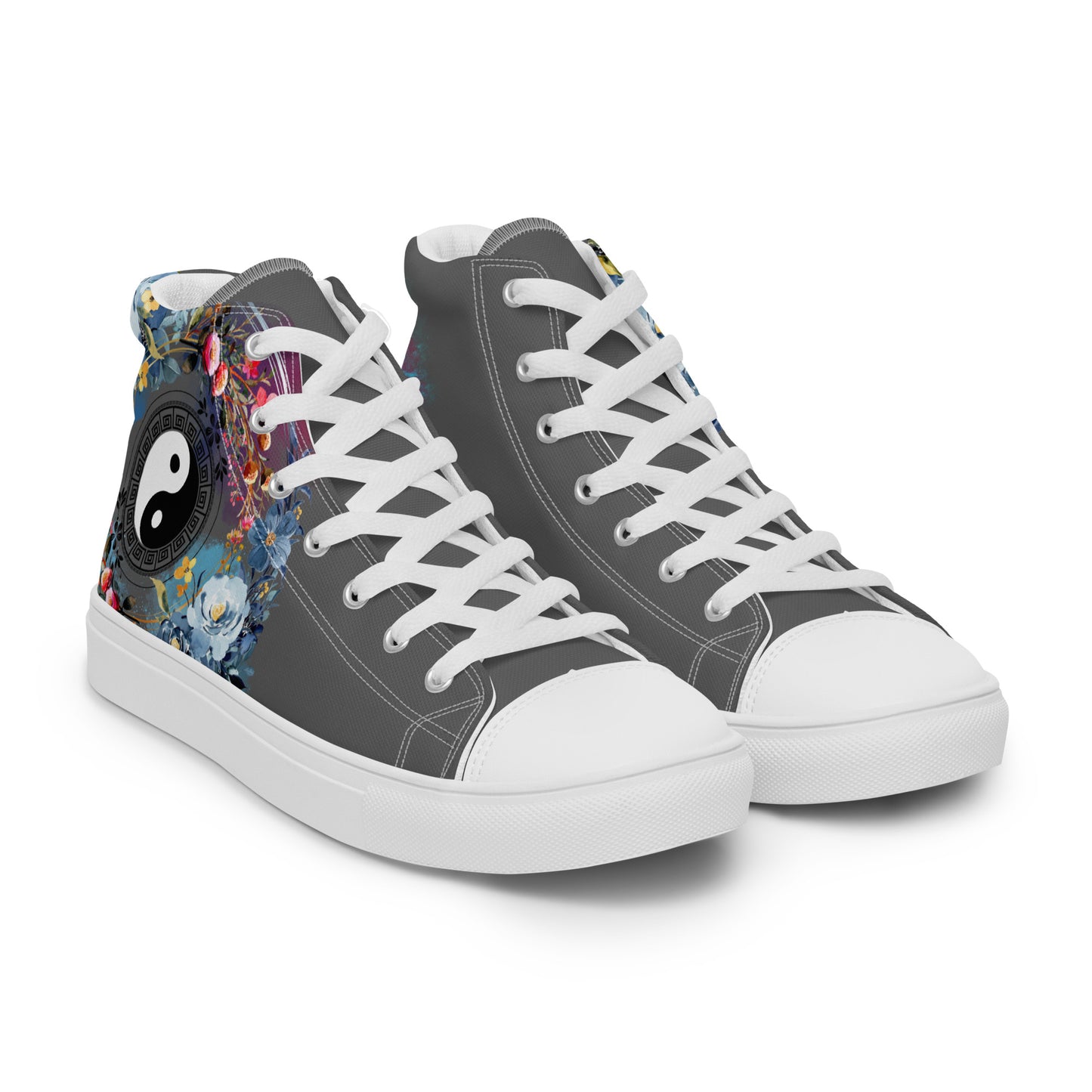 Gray Blue high tops