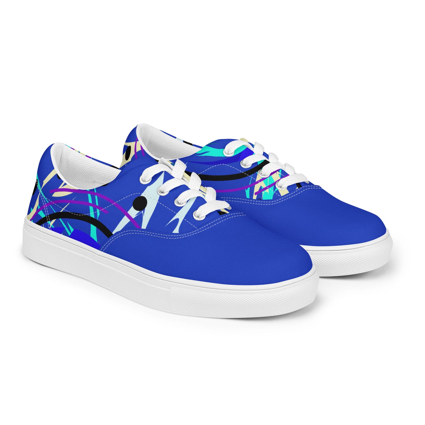 Abstract Lightning Men’s low tops