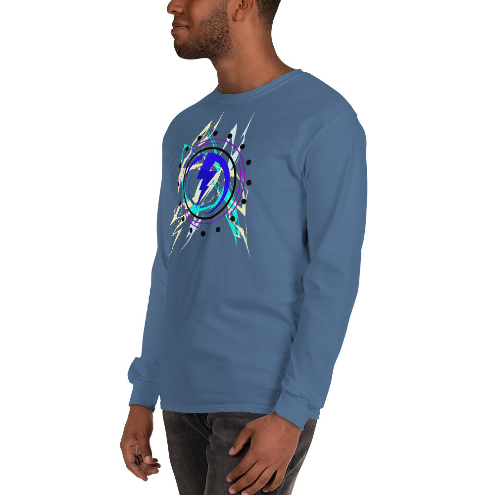 Abstract Lightning Long Sleeve Shirt