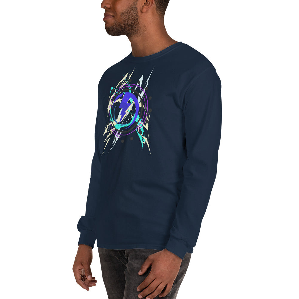 Abstract Lightning Long Sleeve Shirt