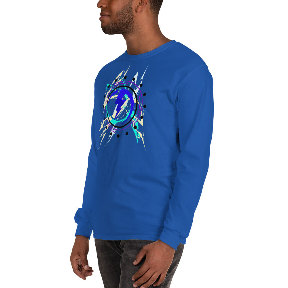 Abstract Lightning Long Sleeve Shirt