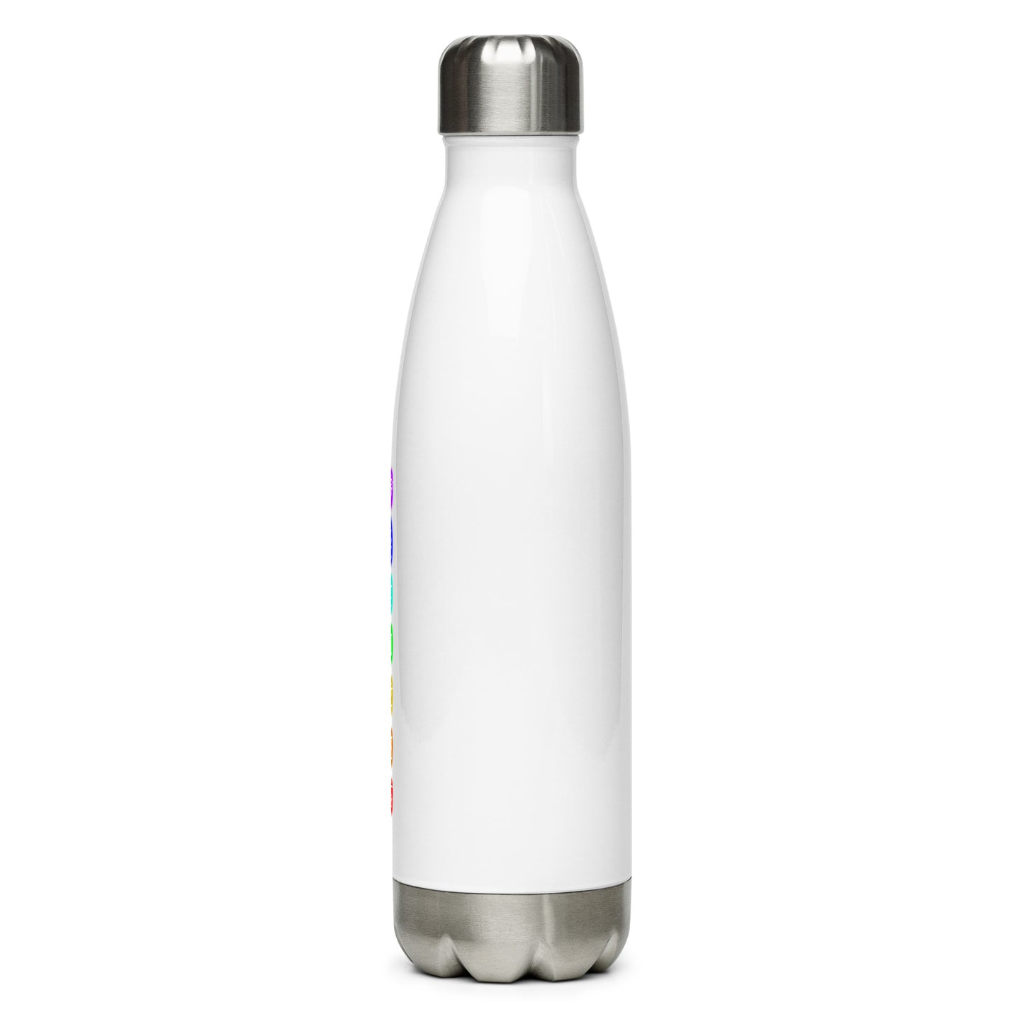 Stainless steel water bottle Chakra print