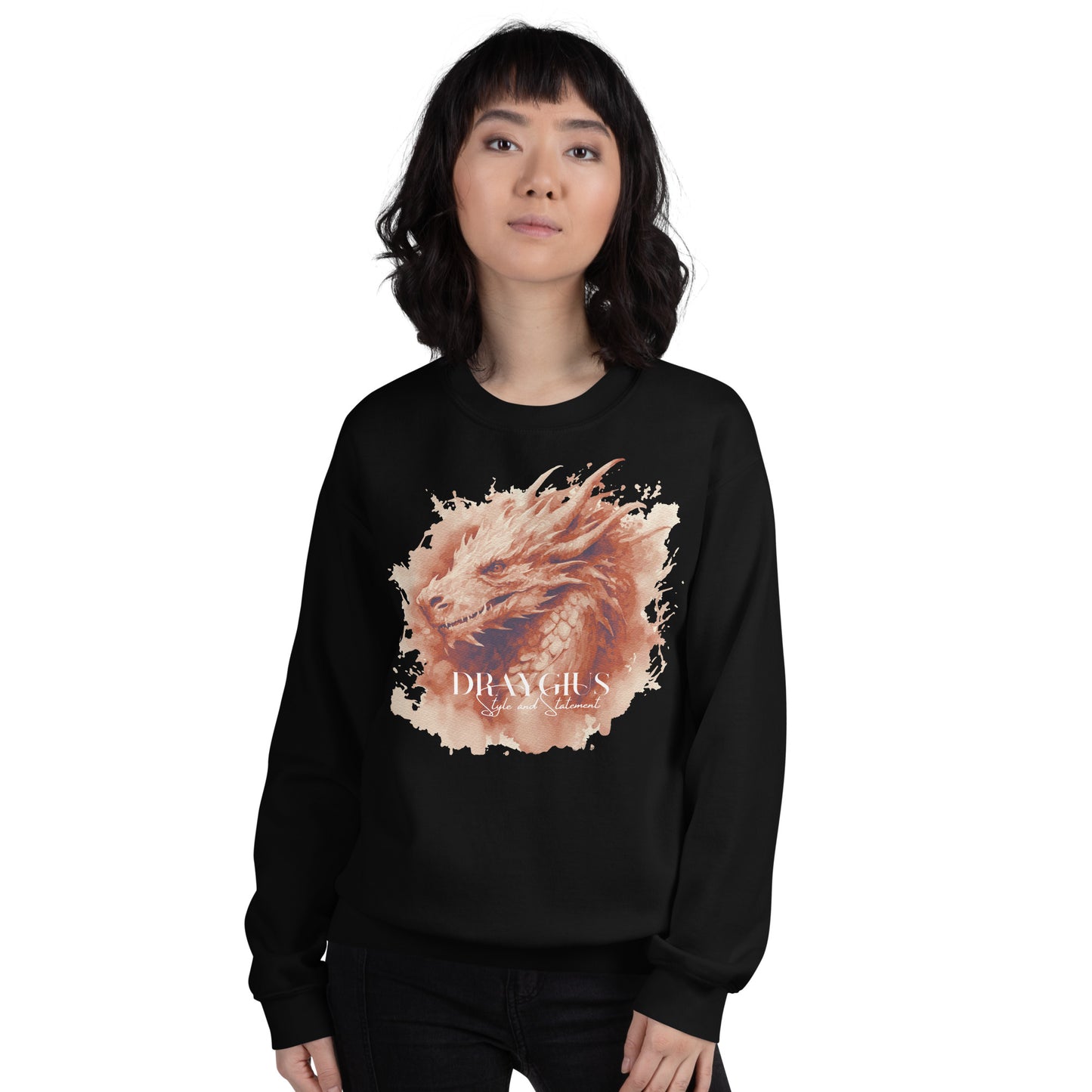 Draygius Tan Dragon Sweatshirt