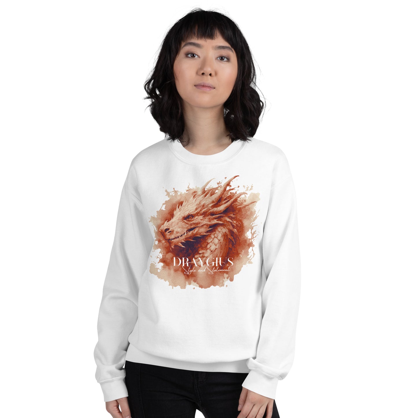 Draygius Tan Dragon Sweatshirt