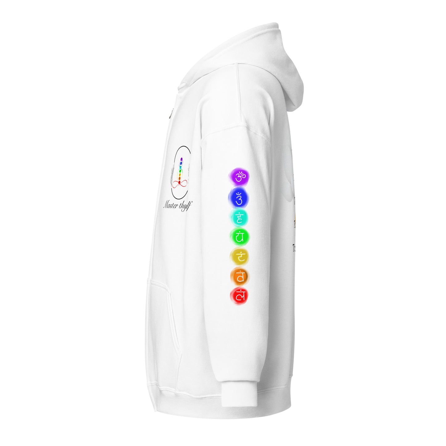 Chakra zip hoodie