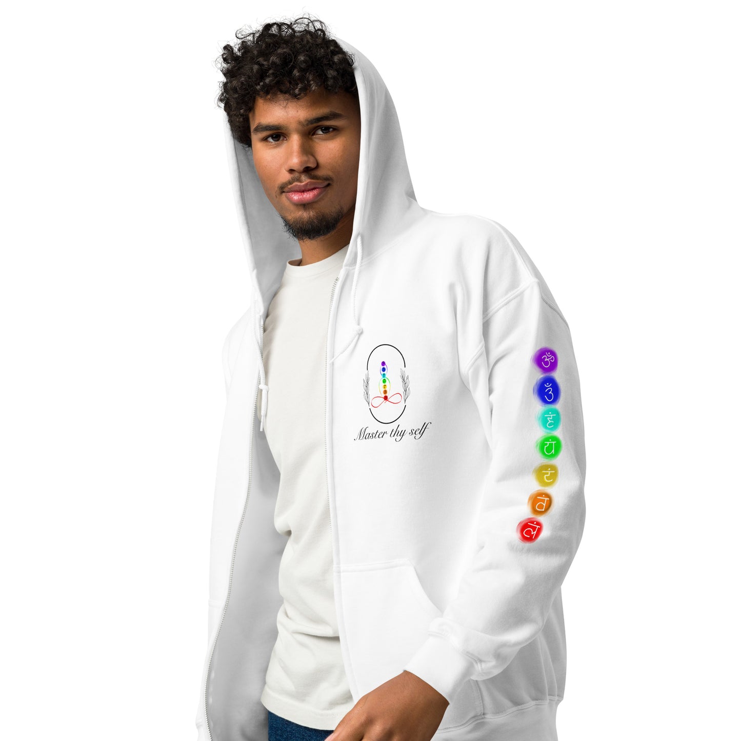 Chakra zip hoodie