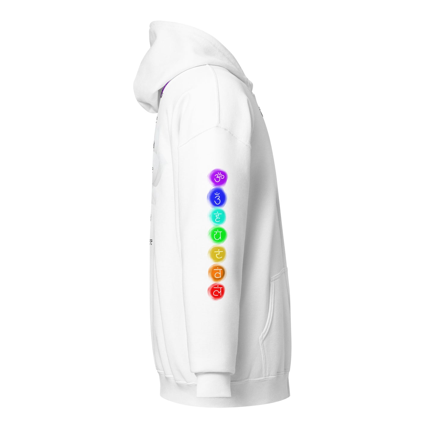 Chakra zip hoodie