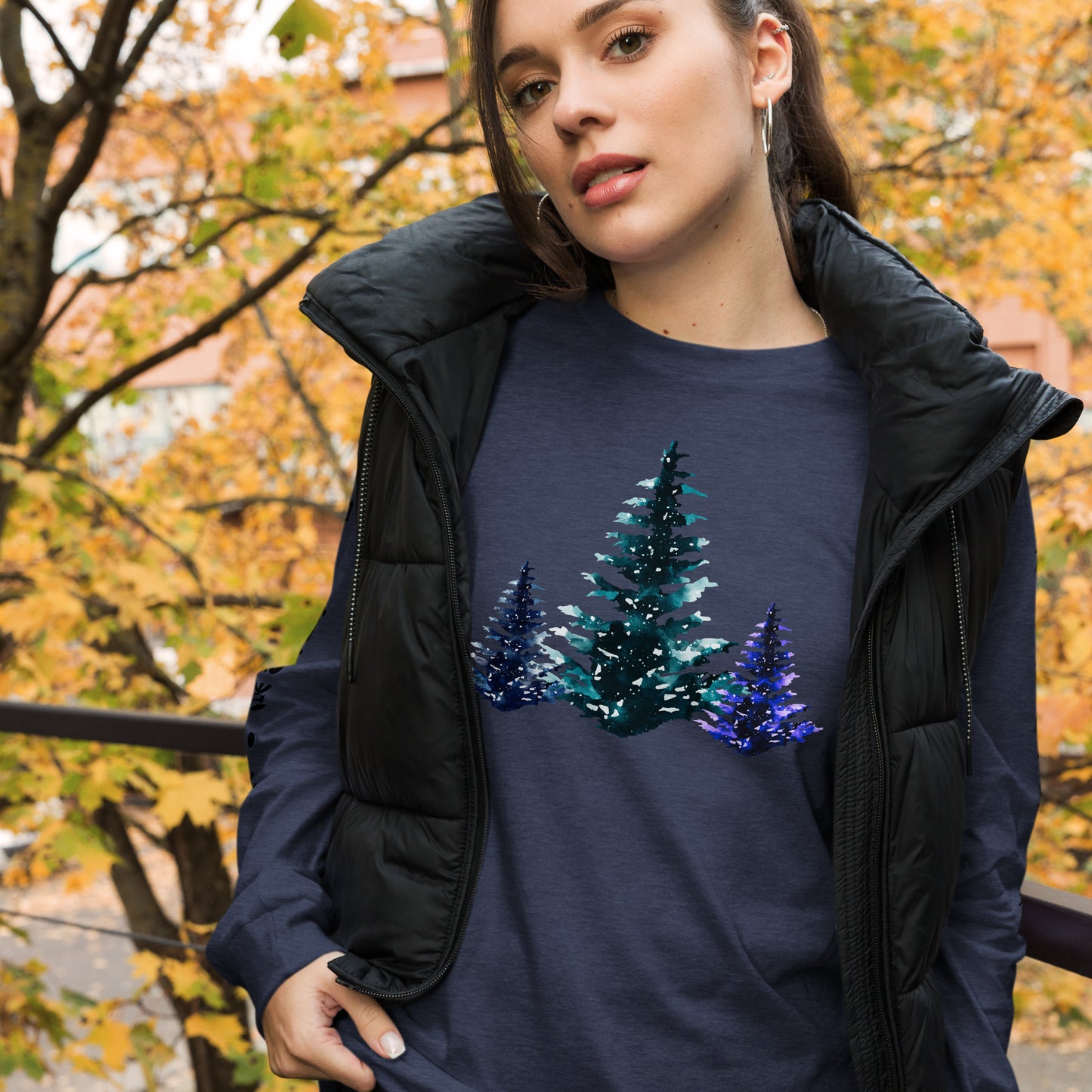 Peace and Pine Long Sleeve Shirt