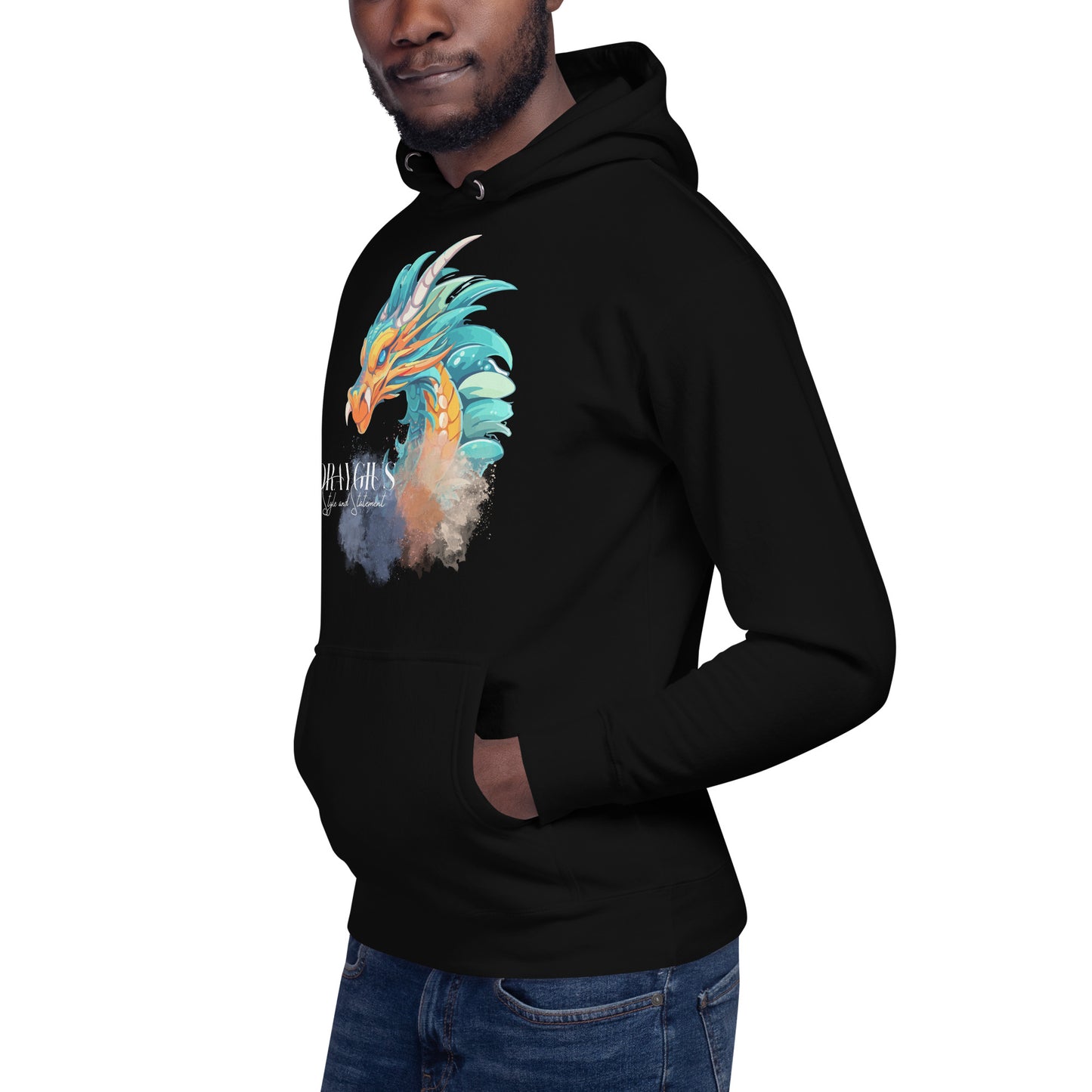 Color Smoke Dragon Hoodie