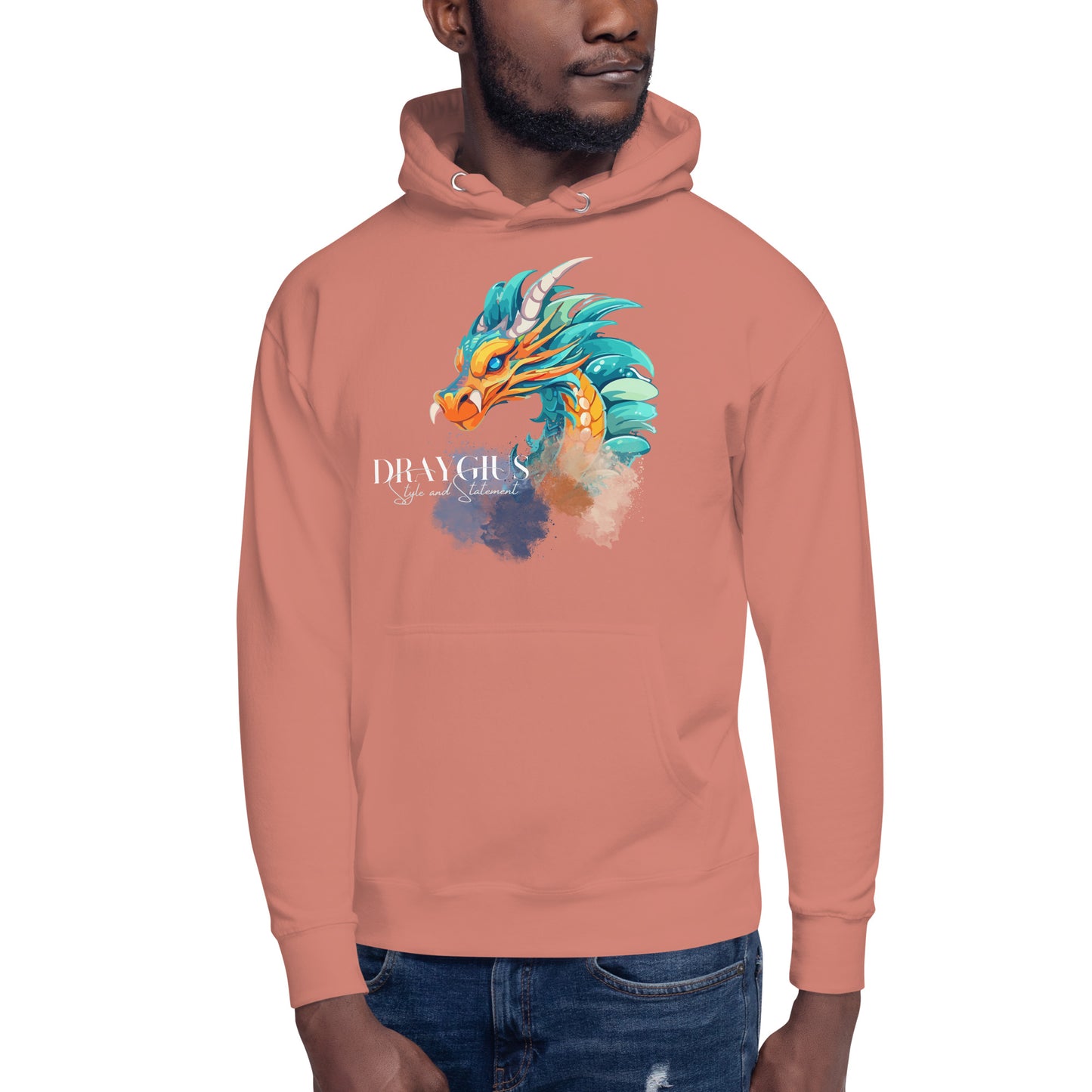 Color Smoke Dragon Hoodie