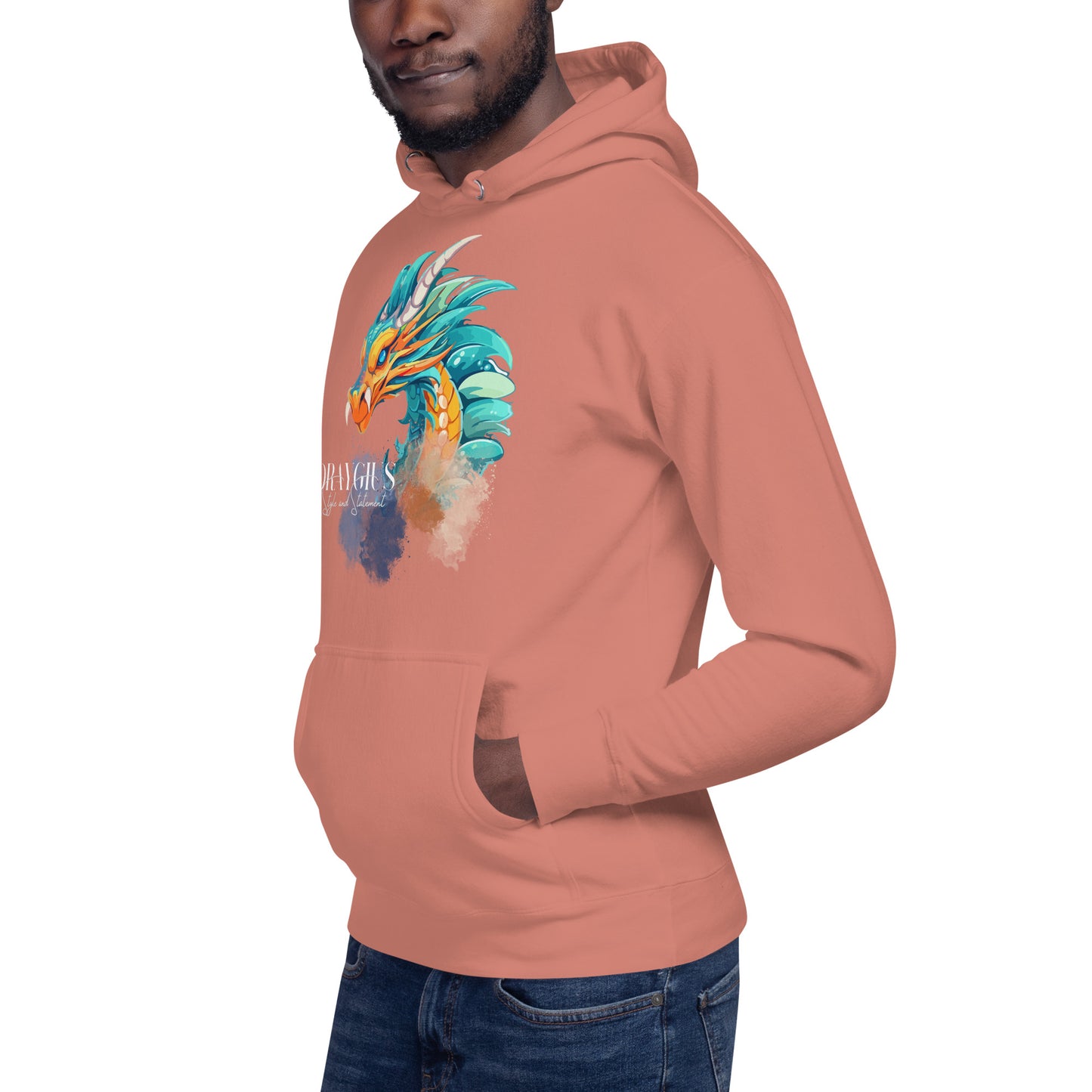 Color Smoke Dragon Hoodie