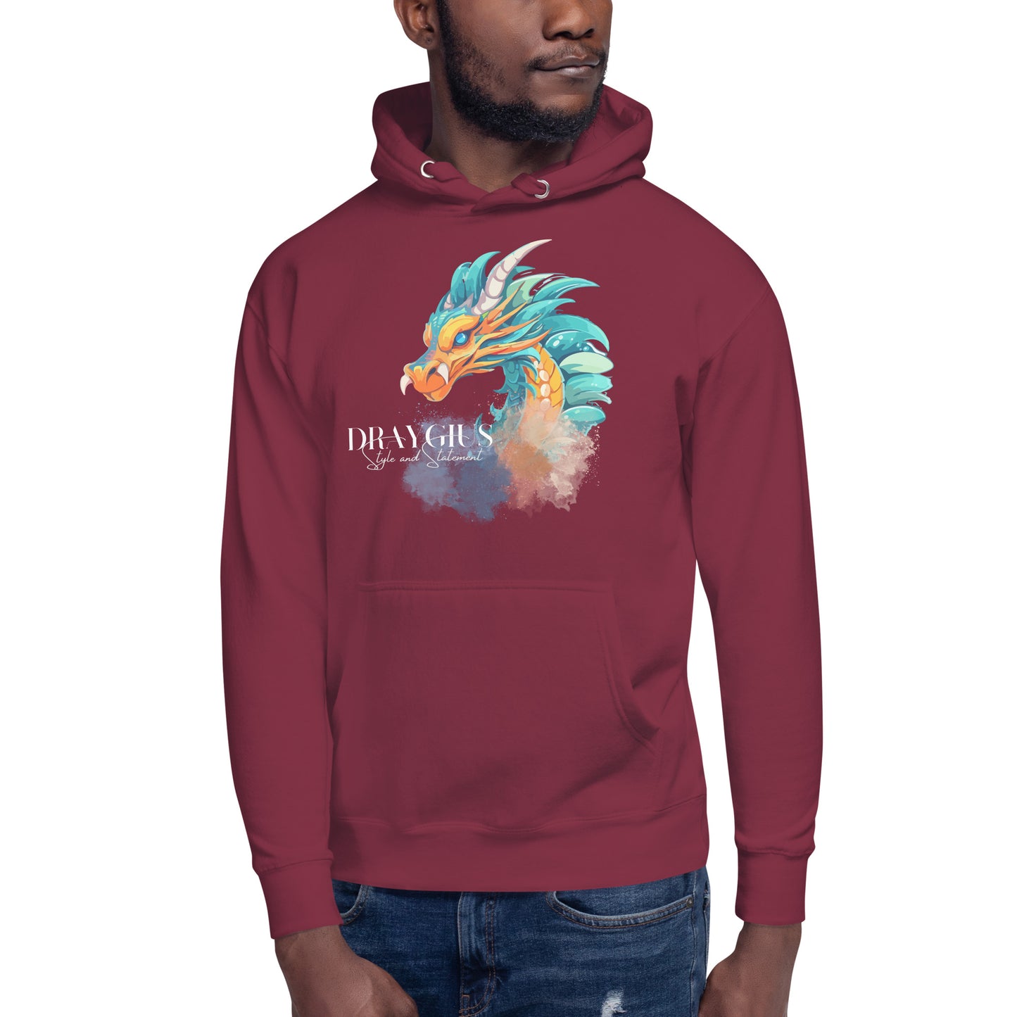 Color Smoke Dragon Hoodie