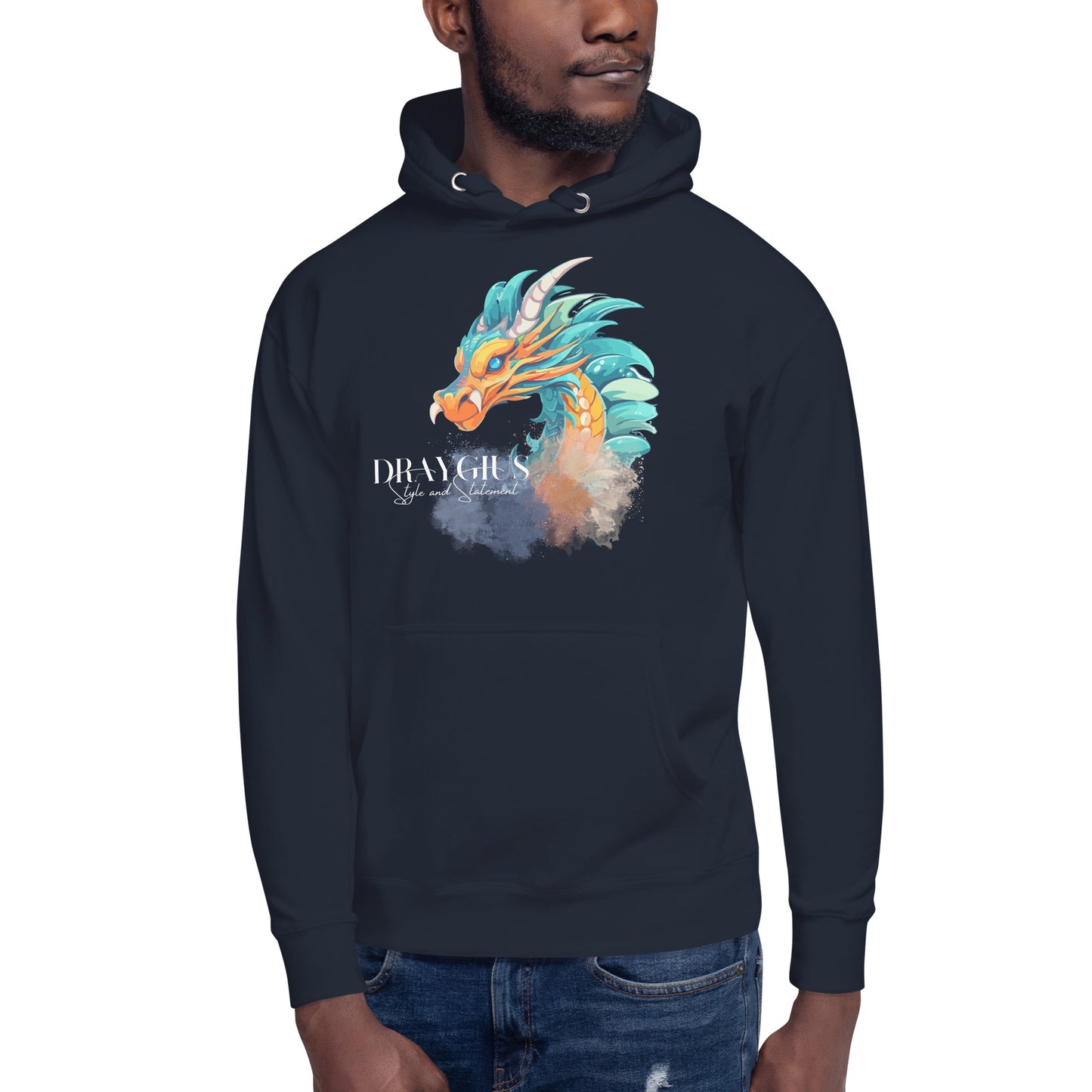 Color Smoke Dragon Hoodie