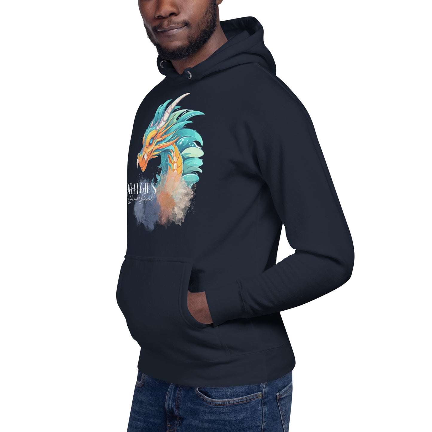 Color Smoke Dragon Hoodie