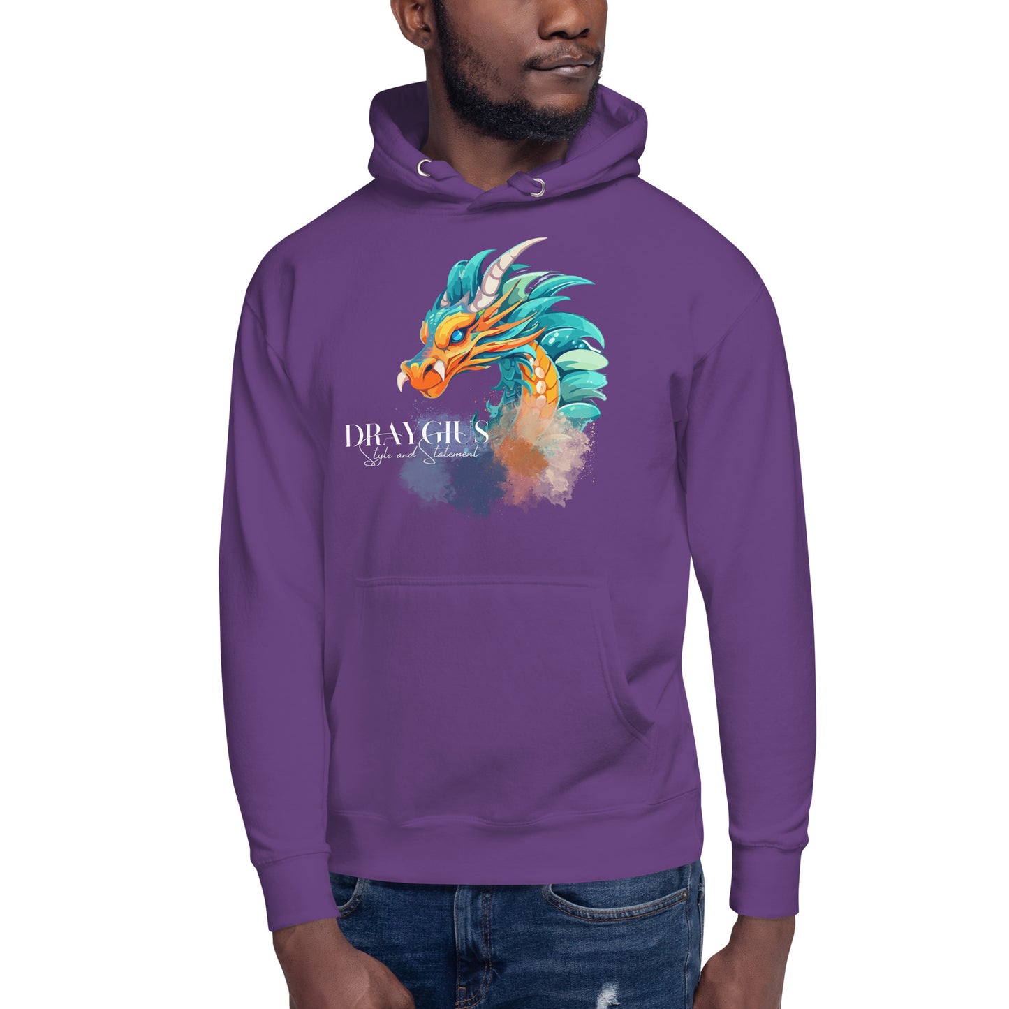 Color Smoke Dragon Hoodie