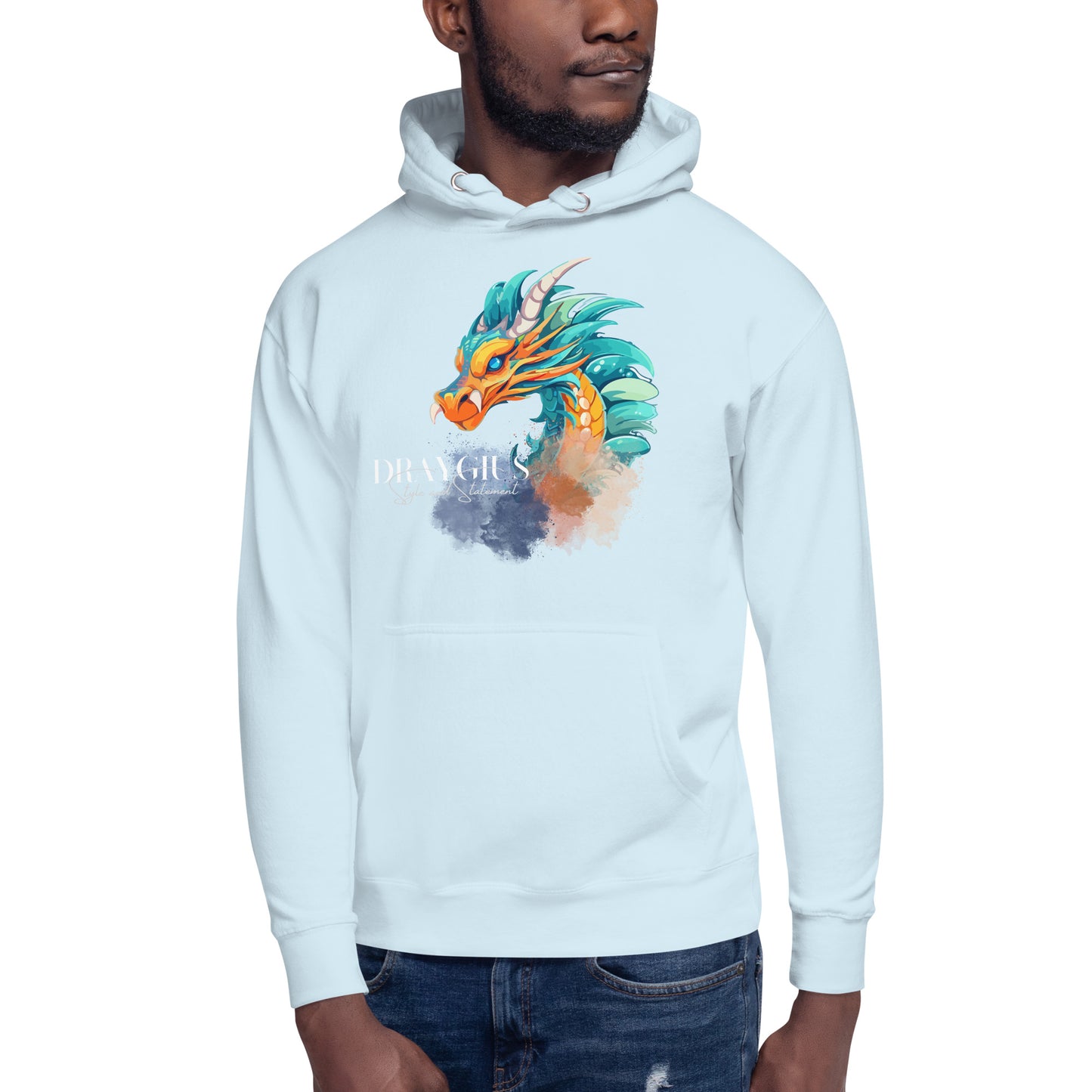 Color Smoke Dragon Hoodie