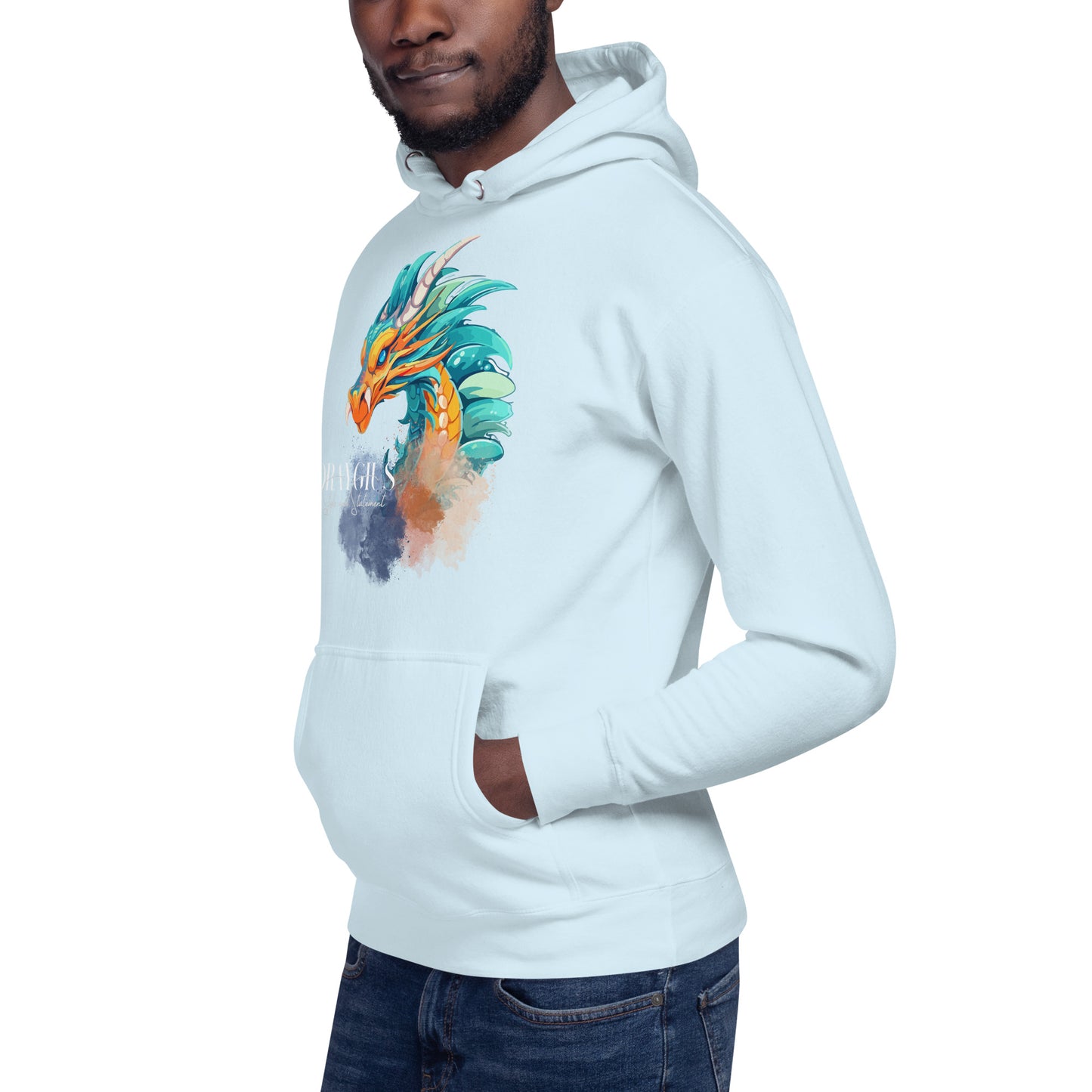 Color Smoke Dragon Hoodie