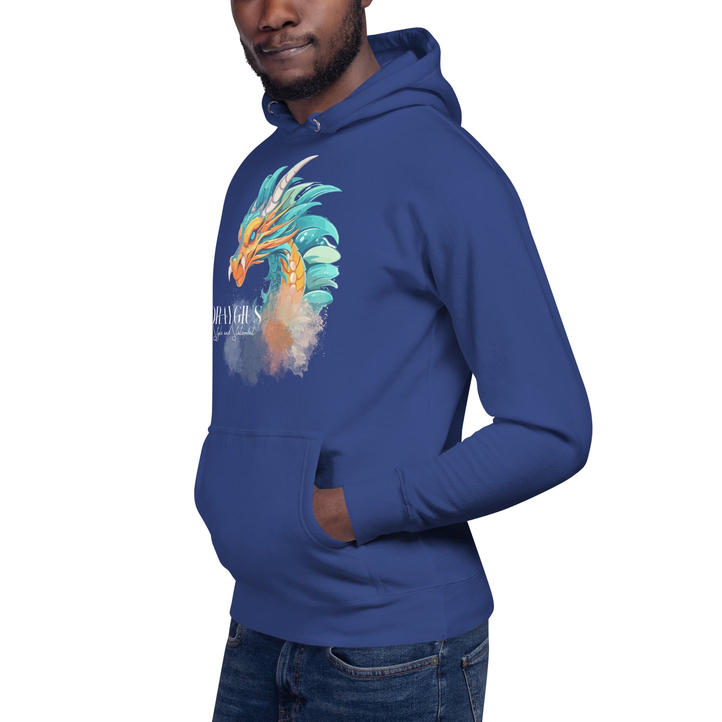 Color Smoke Dragon Hoodie