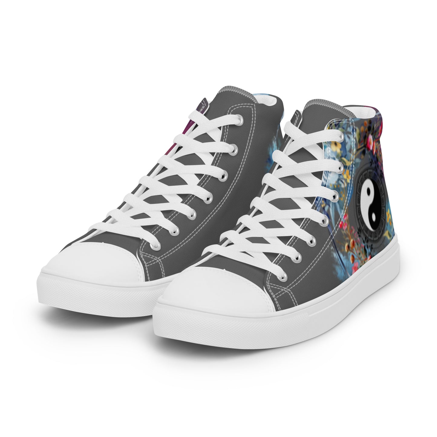 Gray Blue high tops (women's)