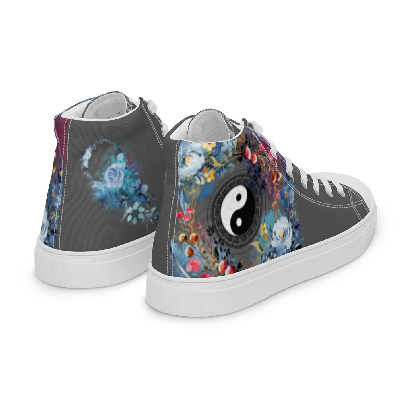 Gray Blue high tops (women's)