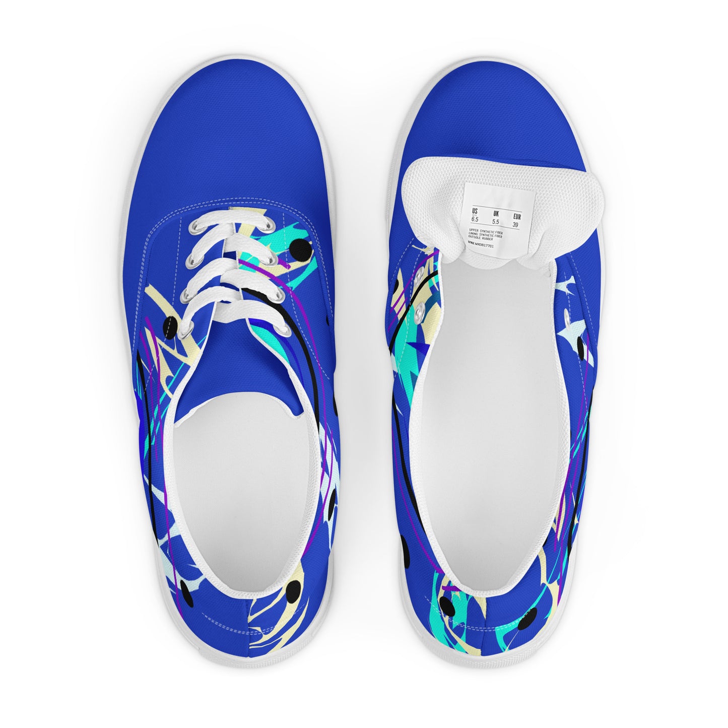 Abstract Lightning women’s low tops